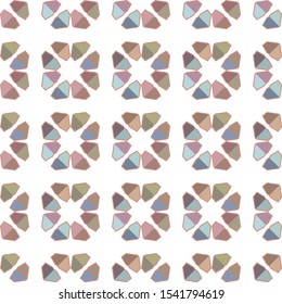 Abstract background texture in geometric ornamental style. Seamless design.