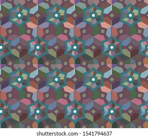 Abstract background texture in geometric ornamental style. Seamless design.