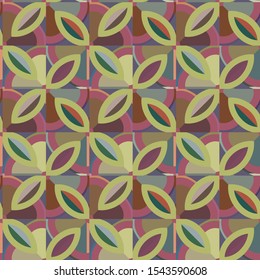 Abstract background texture in geometric ornamental style. Seamless design.