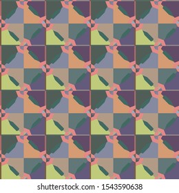 Abstract background texture in geometric ornamental style. Seamless design.