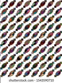 Abstract background texture in geometric ornamental style. Seamless design.