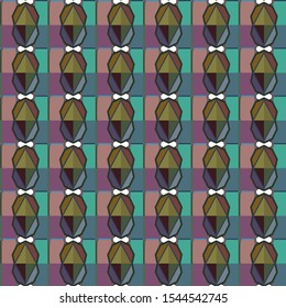 Abstract background texture in geometric ornamental style. Seamless design.
