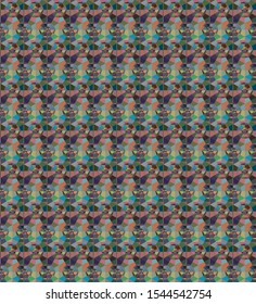 Abstract background texture in geometric ornamental style. Seamless design.