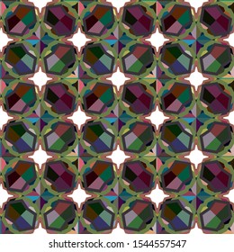 Abstract background texture in geometric ornamental style. Seamless design.