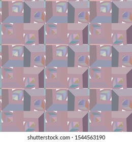 Abstract background texture in geometric ornamental style. Seamless design.