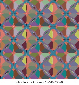 Abstract background texture in geometric ornamental style. Seamless design.