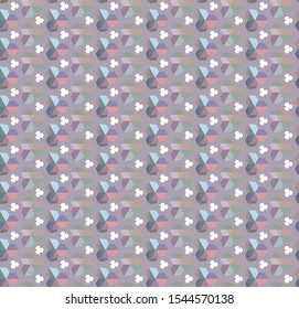Abstract background texture in geometric ornamental style. Seamless design.