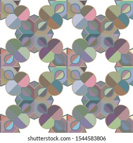 Abstract background texture in geometric ornamental style. Seamless design.