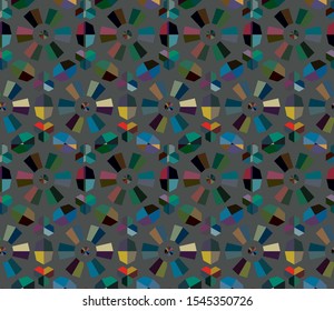 Abstract background texture in geometric ornamental style. Seamless design.
