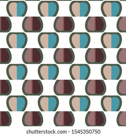 Abstract background texture in geometric ornamental style. Seamless design.