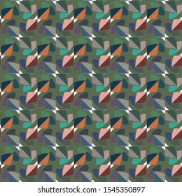 Abstract background texture in geometric ornamental style. Seamless design.