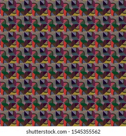 Abstract background texture in geometric ornamental style. Seamless design.