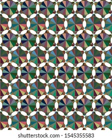 Abstract background texture in geometric ornamental style. Seamless design.