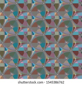Abstract background texture in geometric ornamental style. Seamless design.