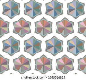 Abstract background texture in geometric ornamental style. Seamless design.