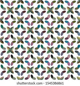 Abstract background texture in geometric ornamental style. Seamless design.