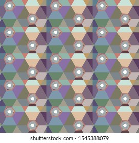 Abstract background texture in geometric ornamental style. Seamless design.