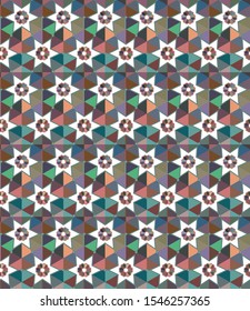 Abstract background texture in geometric ornamental style. Seamless design.