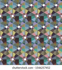 Abstract background texture in geometric ornamental style. Seamless design.