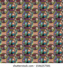 Abstract background texture in geometric ornamental style. Seamless design.