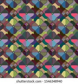 Abstract background texture in geometric ornamental style. Seamless design.