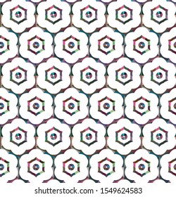 Abstract background texture in geometric ornamental style. Seamless design.