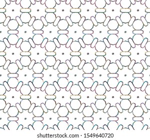 Abstract background texture in geometric ornamental style. Seamless design.