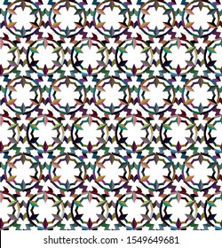 Abstract background texture in geometric ornamental style. Seamless design.