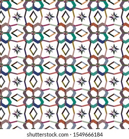 Abstract background texture in geometric ornamental style. Seamless design.