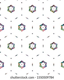 Abstract background texture in geometric ornamental style. Seamless design.