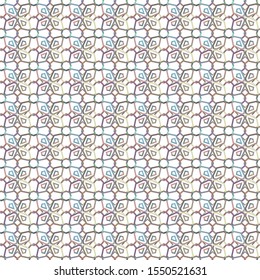 Abstract background texture in geometric ornamental style. Seamless design.