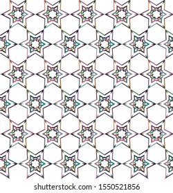 Abstract background texture in geometric ornamental style. Seamless design.