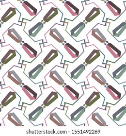 Abstract background texture in geometric ornamental style. Seamless design.