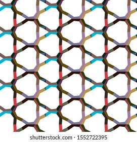 Abstract background texture in geometric ornamental style. Seamless design.