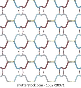 Abstract background texture in geometric ornamental style. Seamless design.