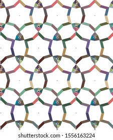Abstract background texture in geometric ornamental style. Seamless design.