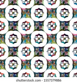 Abstract background texture in geometric ornamental style. Seamless design.