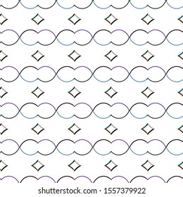 Abstract background texture in geometric ornamental style. Seamless design.