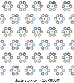 Abstract background texture in geometric ornamental style. Seamless design.