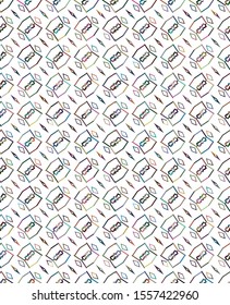 Abstract background texture in geometric ornamental style. Seamless design.