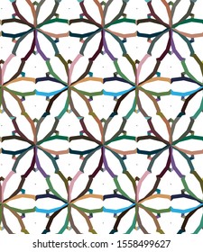 Abstract background texture in geometric ornamental style. Seamless design.