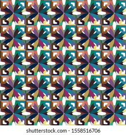 Abstract background texture in geometric ornamental style. Seamless design.