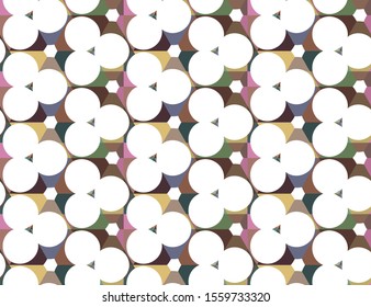 Abstract background texture in geometric ornamental style. Seamless design.