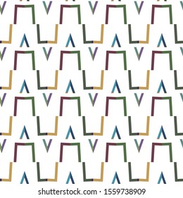 Abstract background texture in geometric ornamental style. Seamless design.