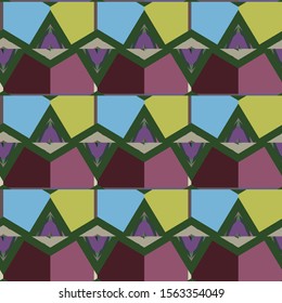 Abstract background texture in geometric ornamental style. Seamless design.