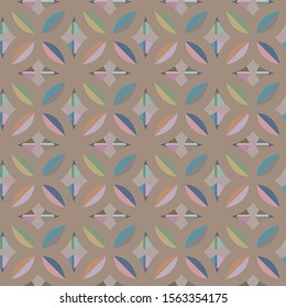 Abstract background texture in geometric ornamental style. Seamless design.