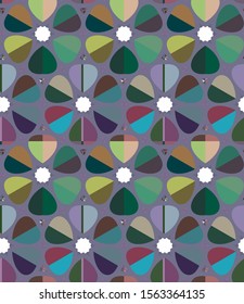 Abstract background texture in geometric ornamental style. Seamless design.