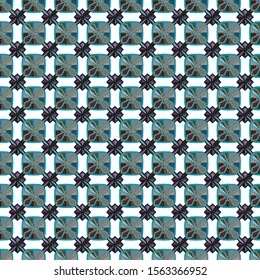 Abstract background texture in geometric ornamental style. Seamless design.