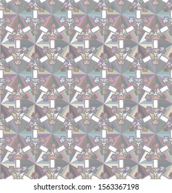 Abstract background texture in geometric ornamental style. Seamless design.