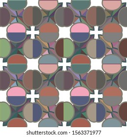 Abstract background texture in geometric ornamental style. Seamless design.